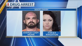 Two behind bars after drugs found in DeSoto Parish home