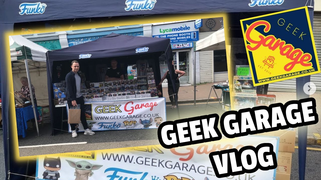 Funko Pop Hunting at Geek Garage UK! | VLOG