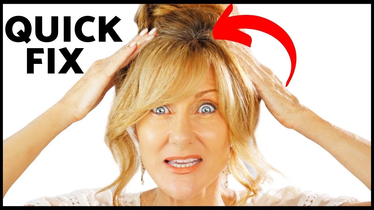 Quick GREY HAIR Fix At Home! YouTube