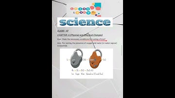 State the necessary conditions for rusting of iron | Chapter-6 | Class-7 | science |