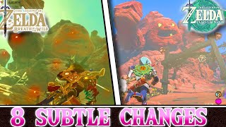 8 Subtle Map Differences between Zelda: Tears of the Kingdom and BOTW!