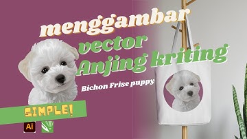 menggambar vector anjing keriting  - coreldraw - adobe illustrator - lofi music