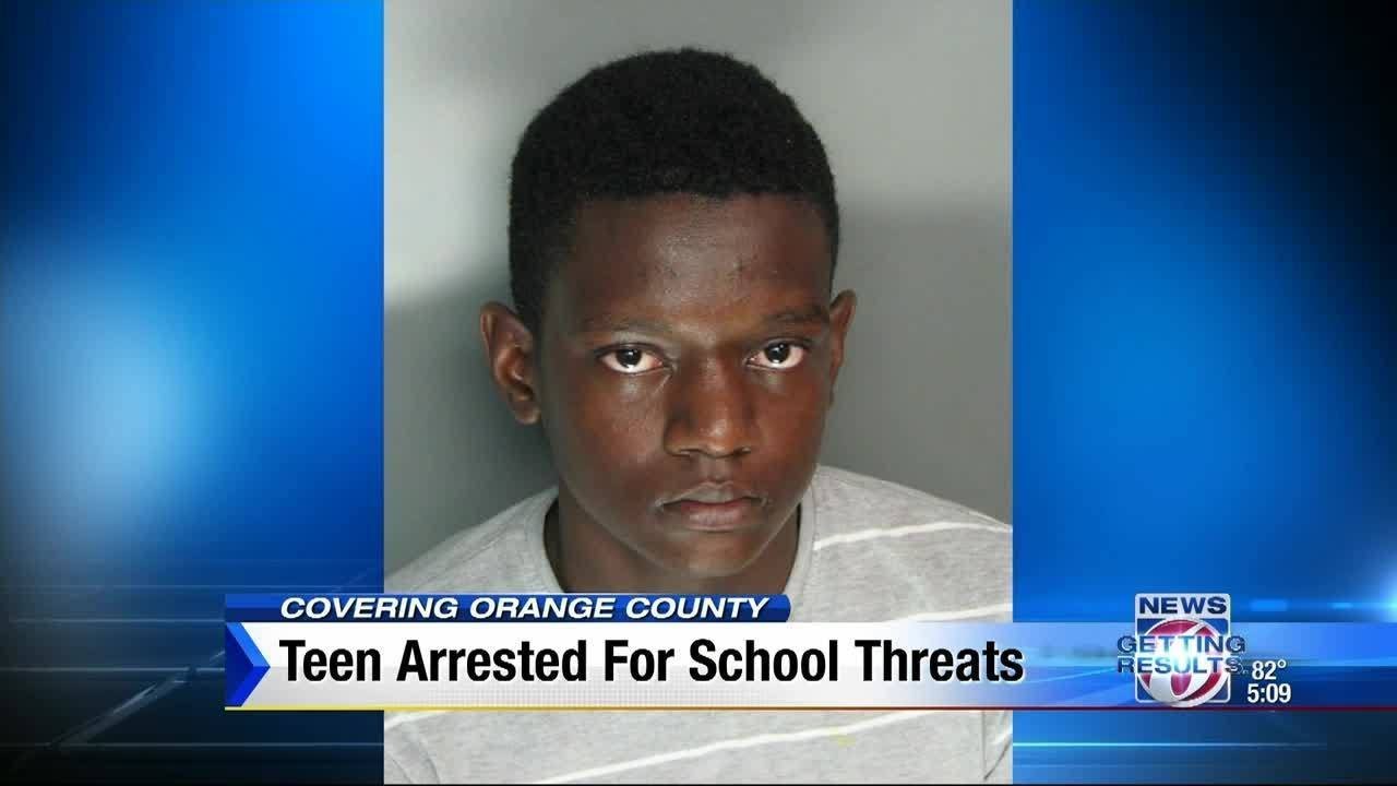 Teen arrested for school threats - YouTube