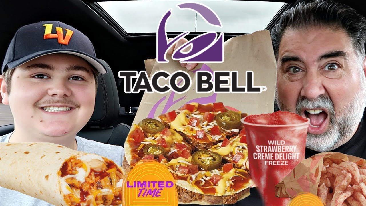 Taco Bell NEW Chicken Enchilada Burrito, Cheesy Jalapeno Mexican Pizza