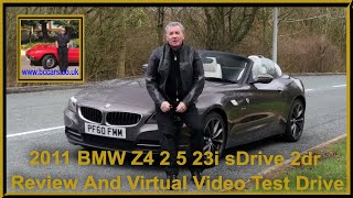 2011 BMW Z4 2 5 23i sDrive 2dr | Review And Virtual Video Test Drive