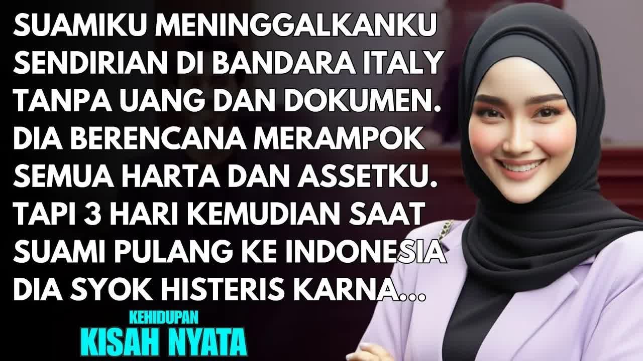 SUAMI SENGAJA MENINGGALKANKU SENDIRIAN DI ITALY AGAR BISA MENGURAS HARTAKU - TAPI 3 HARI KEMUDIAN...