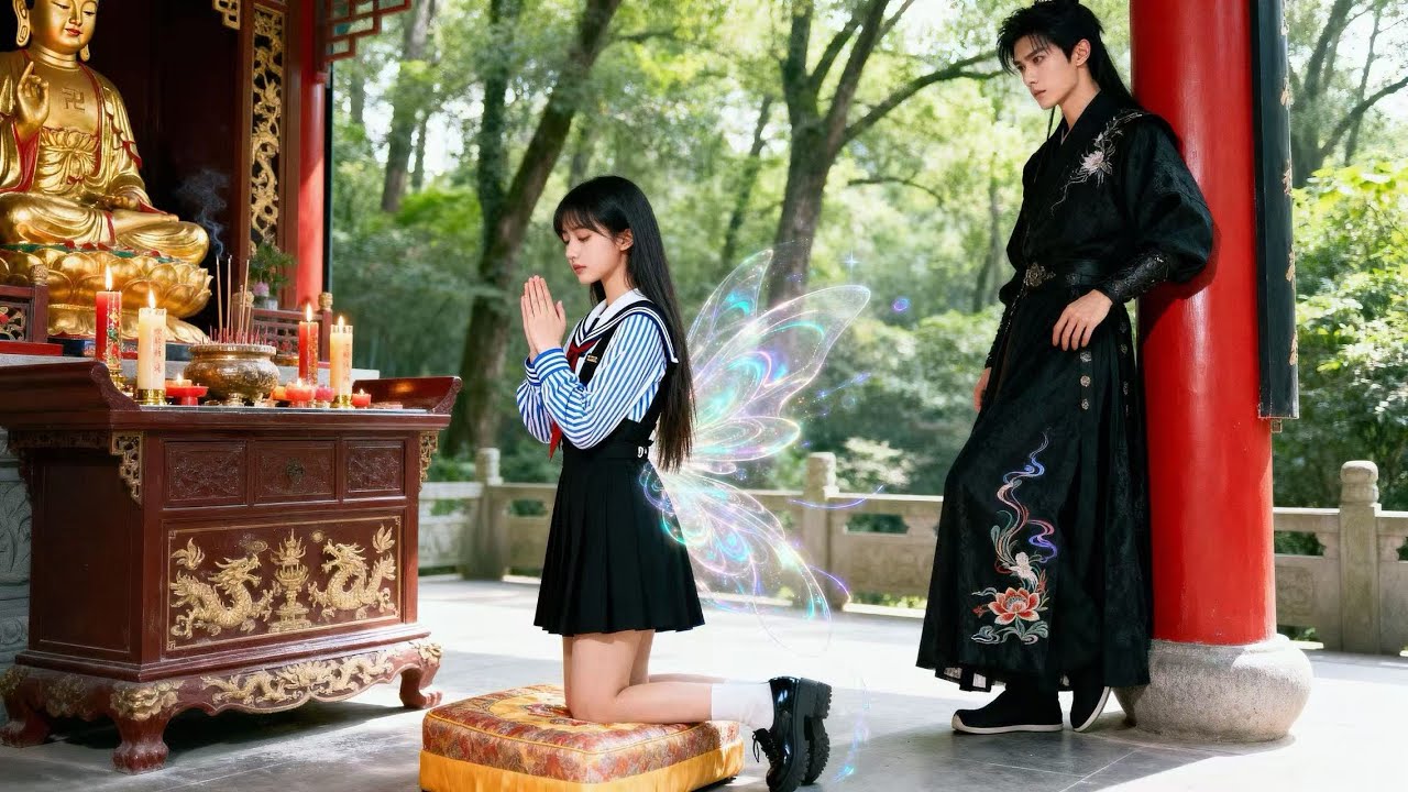 She prays for a rich handsome boyfriend, and general hears her inner voice—love blossoms instantly!