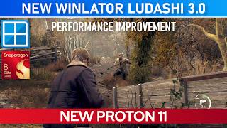 New PROTON 11 RESIDENT EVIL 4 REMAKE | Winlator Ludashi v3.0 Improved Performance