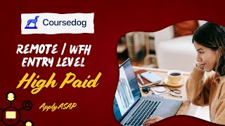 Remote Entry Level Project Coordinator | High Pay | Amazing Benefit