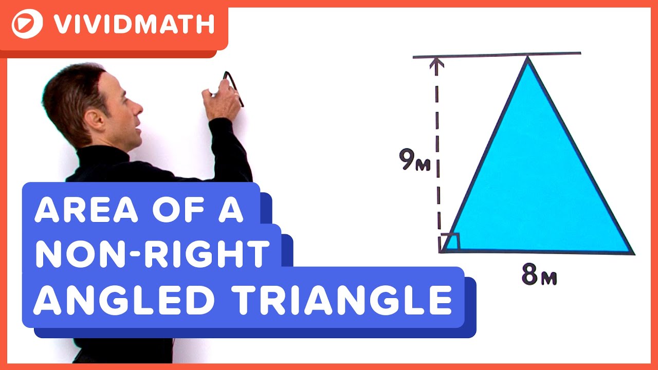 Area of a Non Right Angled Triangle YouTube