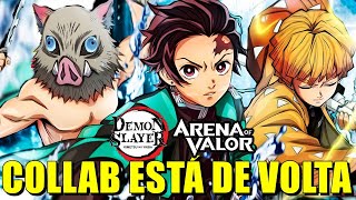 Arena of Valor terá crossover com Demon Slayer