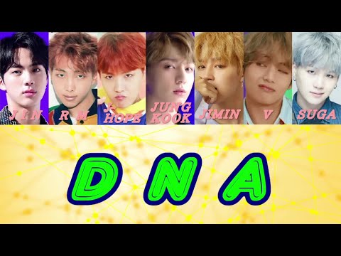 【英訳＆和訳・カナルビ・パート分け】BTS『DNA』 lyrics【English &Japanese translations】
