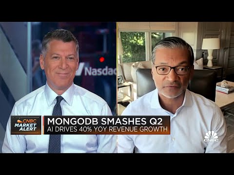 MongoDB CEO Dev Ittycheria on Q2 results: Very please with how company is positioned for the future