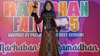 SYERIL ANGGRAENI-JUARA I LOMBA FASHION SHOW BUSANA MUSLIMAH- SISWA SD NEGERI 1 RANOMEETO