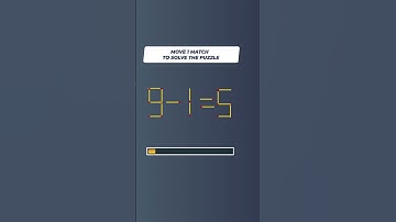 Move Only 1 Matchstick To Fix The Equation | Matchstick Puzzles #shorts