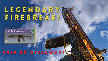 Infernal Circle Draw | Legendary Firebreak + D13 Sector Steam Shredder + M13 Brimstone | COD Mobile