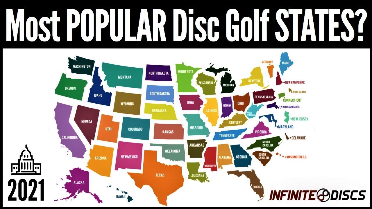 Ranking of the Best Disc Golf States in the USA YouTube