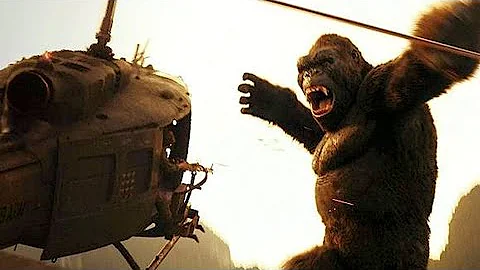 KONG vs HELICOPTERS - 'Is That a Monkey?' (Scene) - Kong: Skull Island (2017) Movie Clip HD