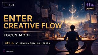 Enter The Maker’s Mind | 11 Hz Alpha + 741 Hz Creative Flow Tone