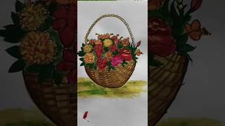 //colorful flower// #art #painting #subscribe #drawing #flowers #trandingshorts #support