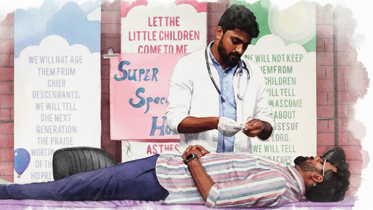 CHRISTIAN SKIT  || SUPER SPECIALITY HOSPITAL || POWERVISION TEAM