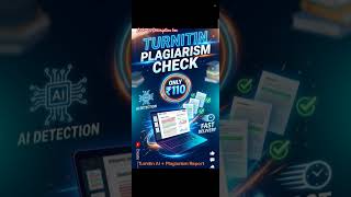 Turnitin similarity Report // Plagiarism Percentage, AI Score,  Originality Check #turnitin