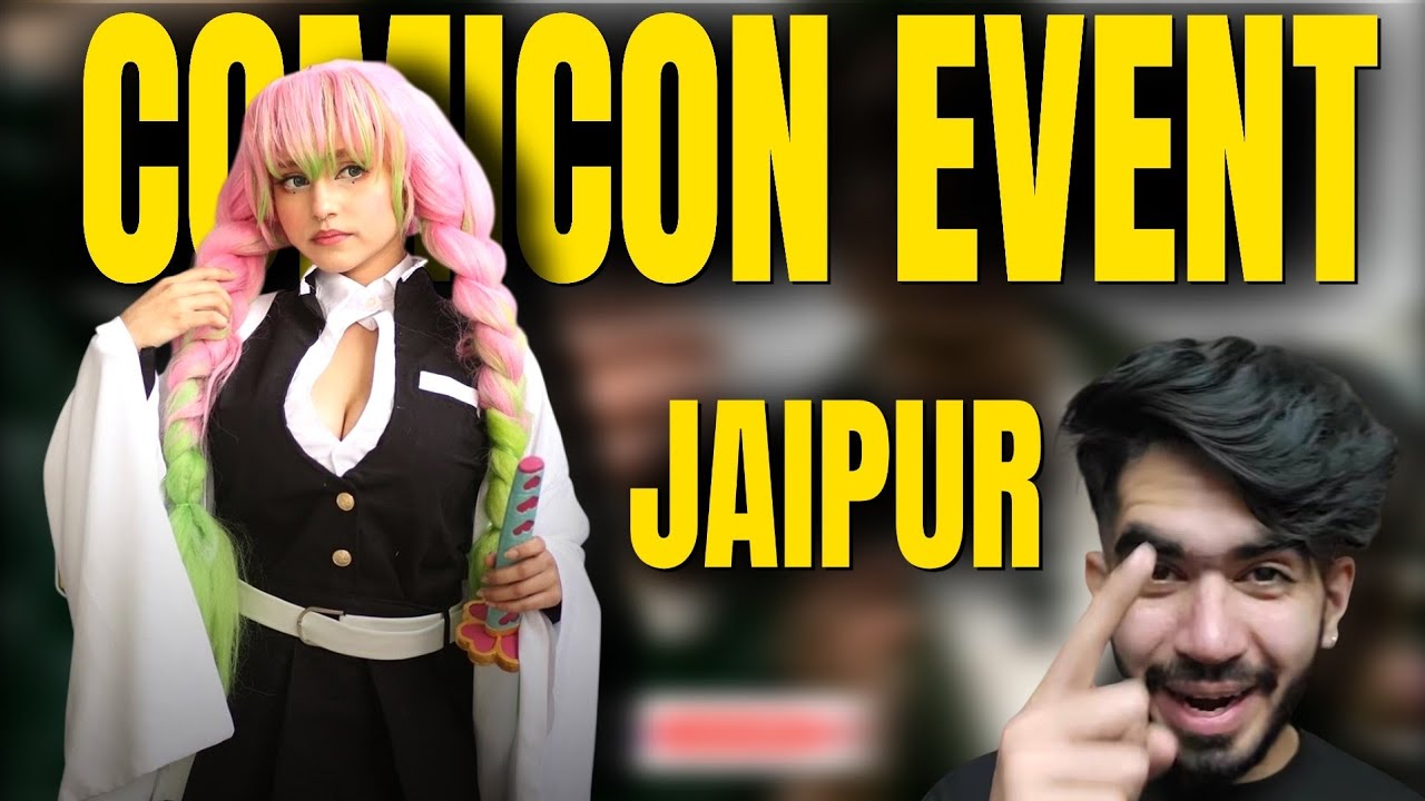 Jaipur comic con India 2026 | first time in event like this 🦸‍♂️🤩🌻