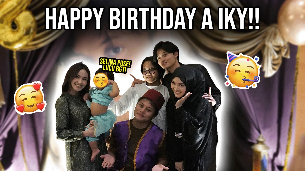 SEMUA NYA KASIH SURPRISE BUAT A IKY! TEMANYA ALADDIN, ADA JASMINE NYA!