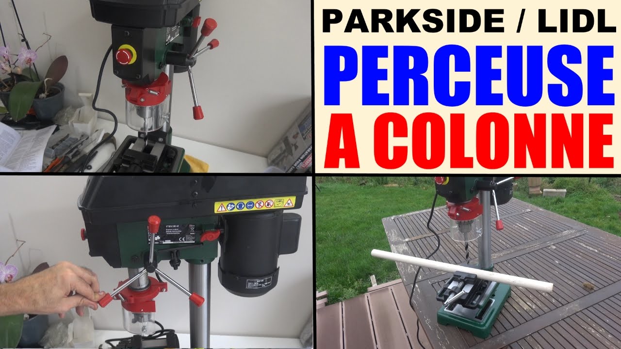 perceuse a colonne parkside lidl ptbm 500 bench pillar