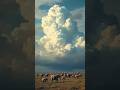 Clouds = 100 Elephants ☁️🐘#shorts