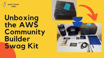 Unboxing the AWS Community Builder Swag Kit | amit tomar talks