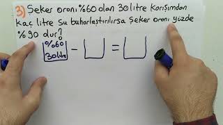 41 2022 Kpss - Ales -Dgs Matemati̇k Konu Anlatimi Karişim Problemleri̇