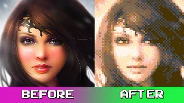 HOW TO MAKE PIXEL ART - 8Bit graphics for beginers [No Skills Required]