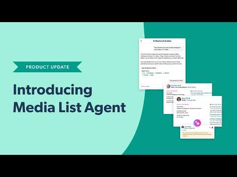 Introducing Muck Rack's Media List Agent