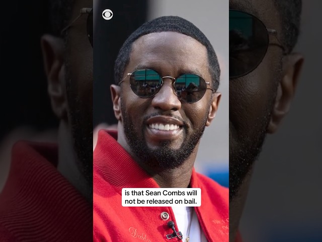 Sean "Diddy" Combs denied bail, will remain detained ahead of sentencing #shorts