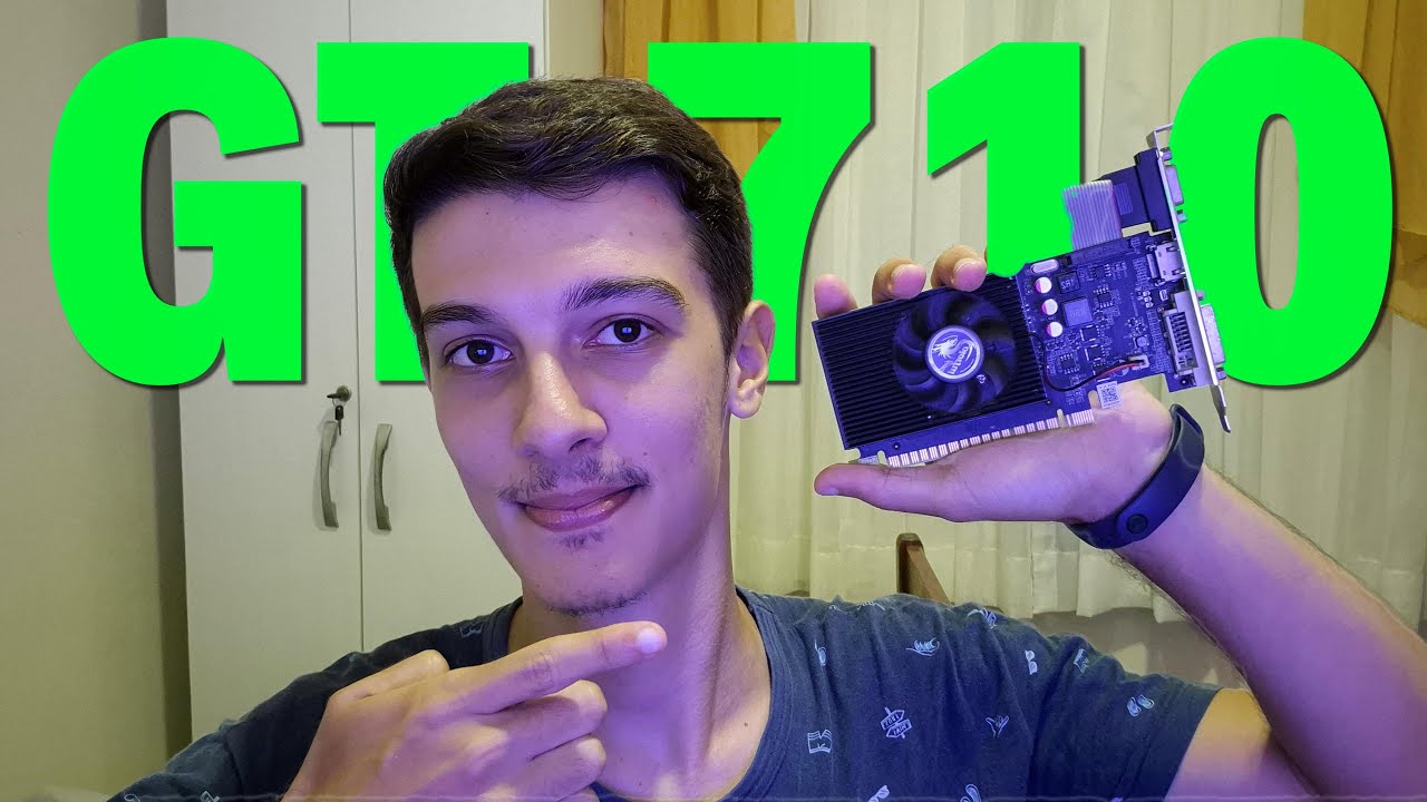 パソコン mouths Fiz Overclock na Gt 710 até ela virar uma Gtx 1050 e rodar games
