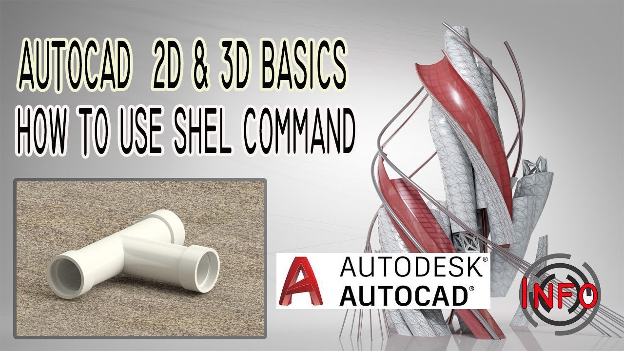 AutoCad Shell Command/3D For Begginers YouTube