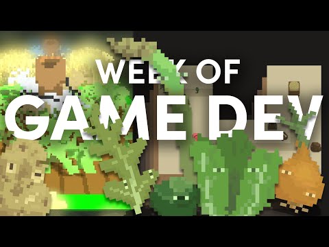 A Week of Indie Game Dev Progress in 6 minutes - Devlog