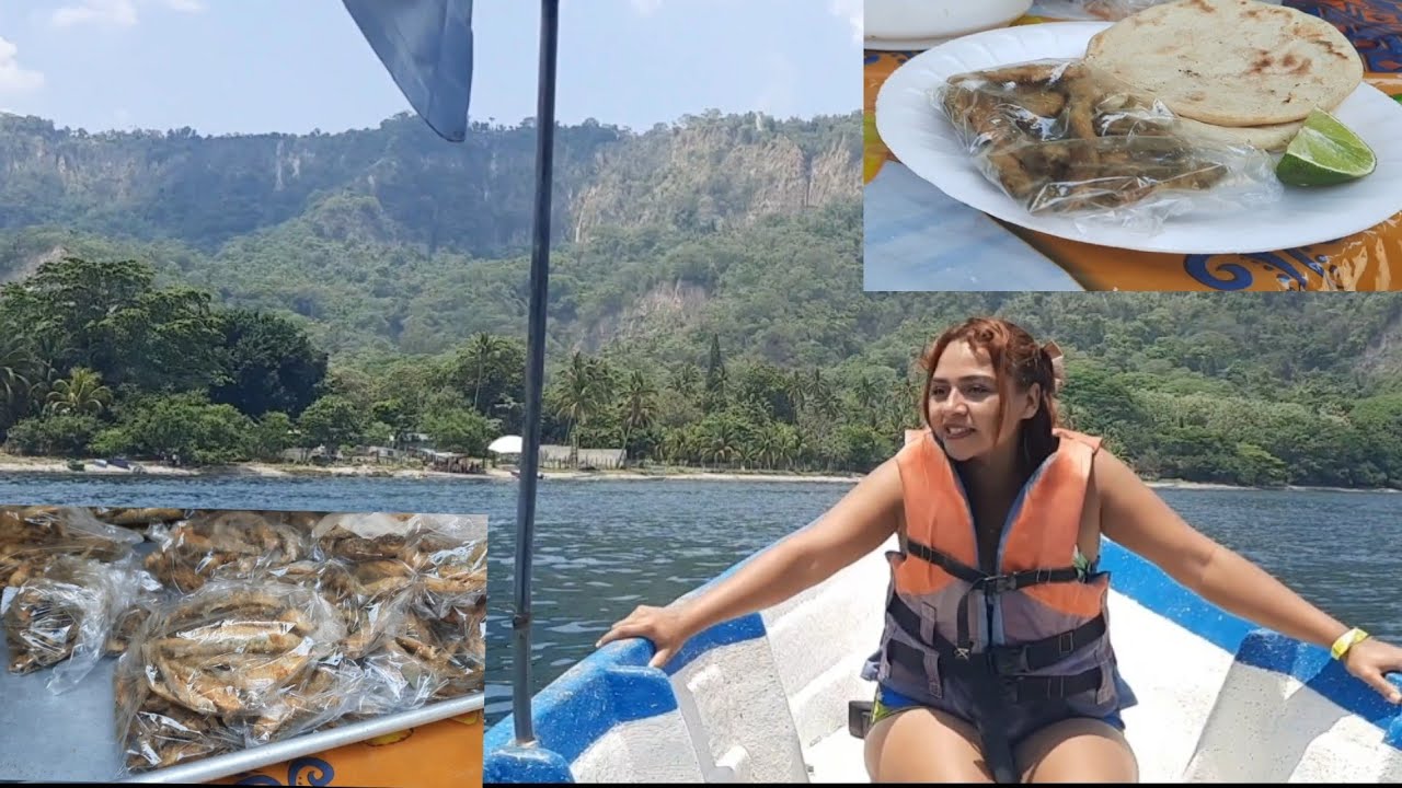 conoscan mas del lago de ilopango ( pescaditos con tortilla se come en