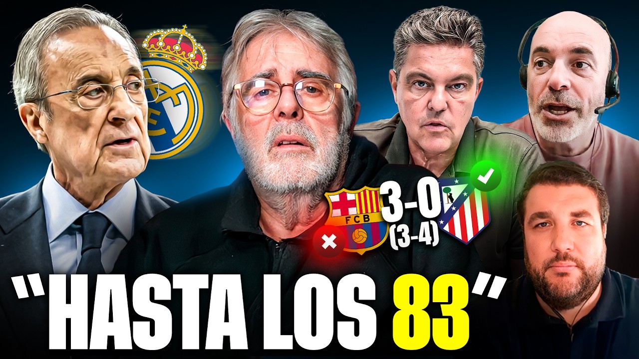 FLORENTINO PÉREZ, LAS LESIONES EN EL REAL MADRID y EL SUFRIMIENTO DEL ATLETI ANTE EL BARCELONA