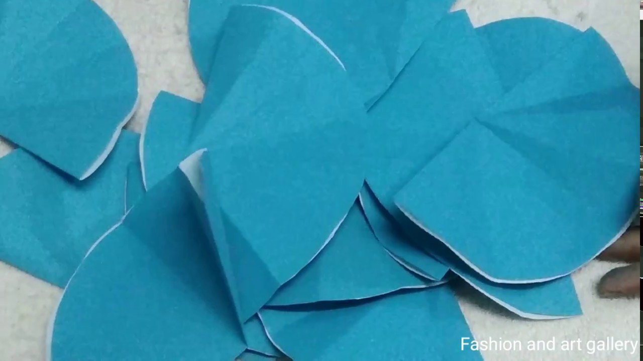 Very easy paper craft for decoration// paper craft idea// diy simple and easy craft.. - YouTube