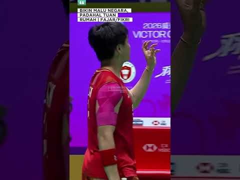 BIKIN MALU NEGARA, PADAHAL TUAN RUMAH | FAJAR/FIKRI #badminton #badmintonlovers #bulutangkis