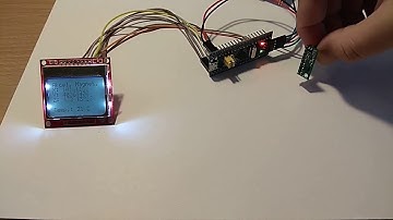 STM32 accelerometer with LCD