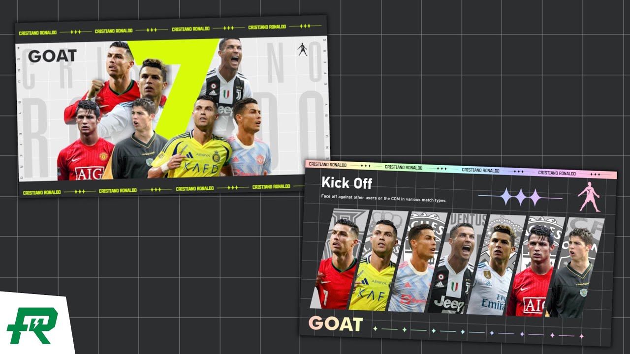 Graphic Menu CR7 | PES 2021 & Football Life 2025 - YouTube