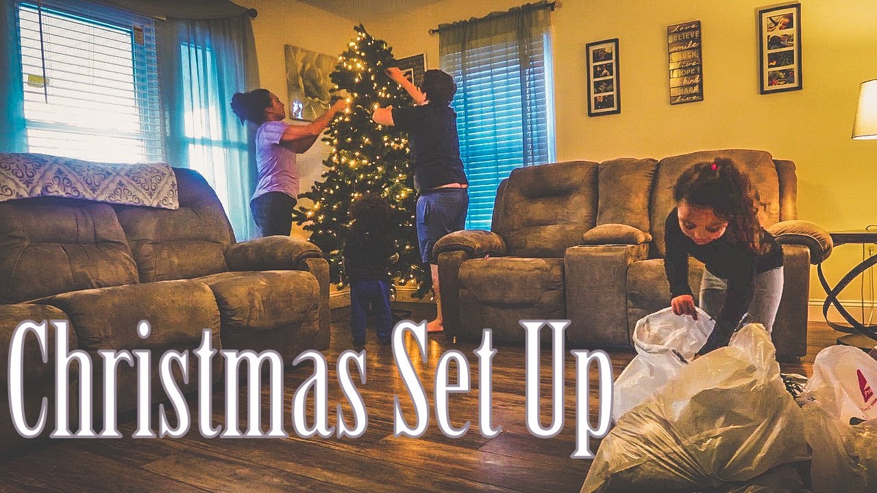 Christmas Set Up YouTube