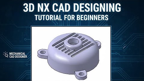 Siemens Nx cad part 10 (Moter fan cover )Here are some highly-rated tutorials for Beginners #nxcad 