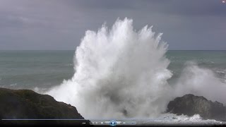 Breathtaking Monster Surf Northern CA Style  Dec. 11, 2015