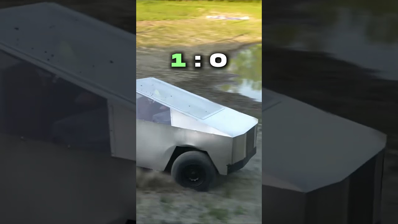 Real vs Fake cybertruck❗❗#shorts