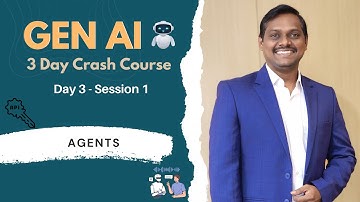 GenAI 3 Day Crash Course - Day3 Session1 | Venkata Reddy AI Classes