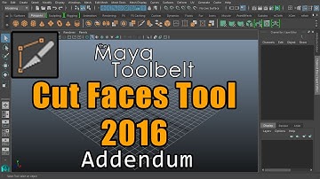 The Maya Toolbelt - Cut Faces Tool in Maya 2016